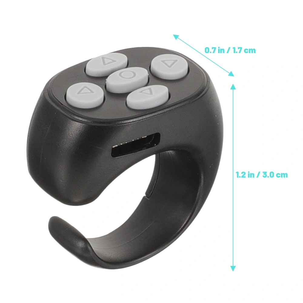 Wireless Remote Phone Scroller Shutter Remote Ring Short Video Remote Controller