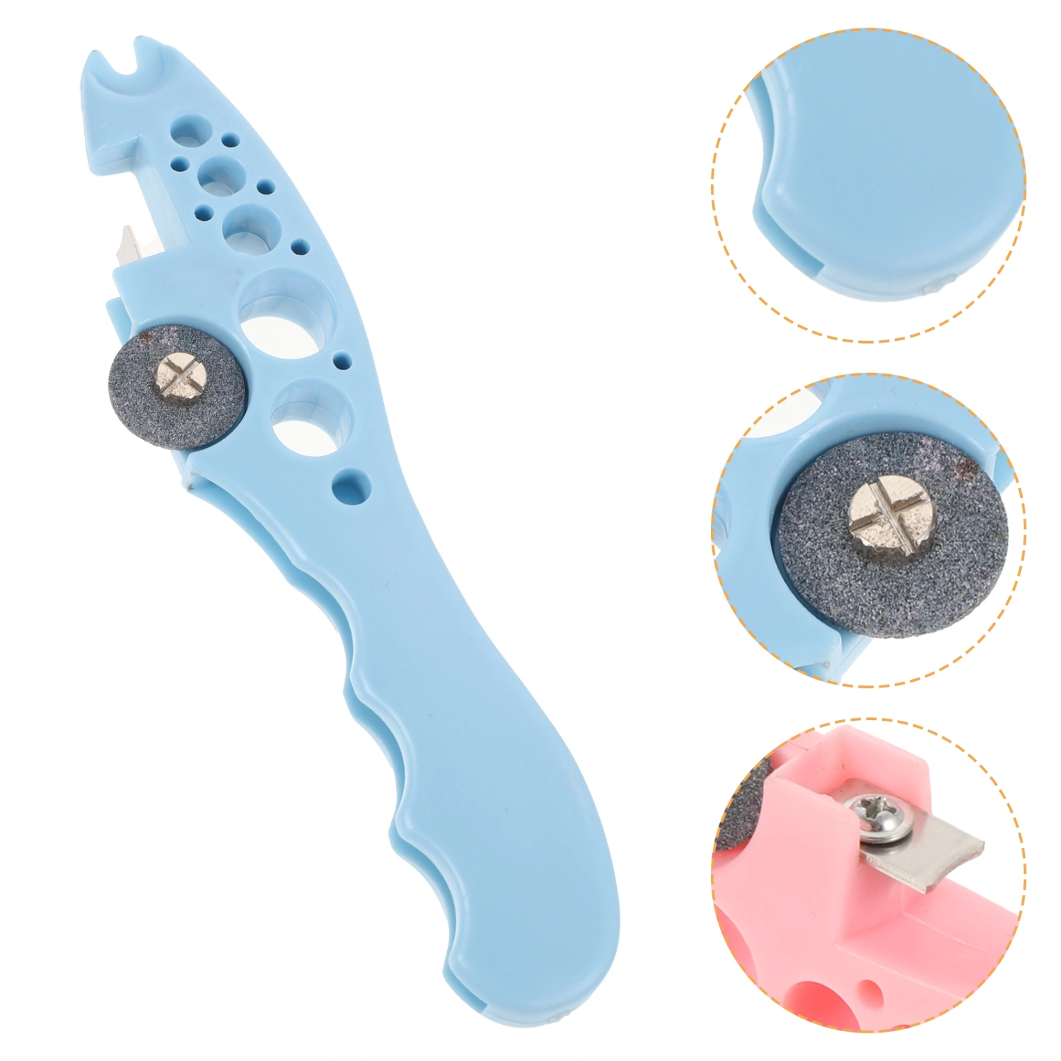 1 Set Ampoule Opener Ampule Bottle Breaker Medical Glass Cutting Device with Replaceable Grinding Wheel