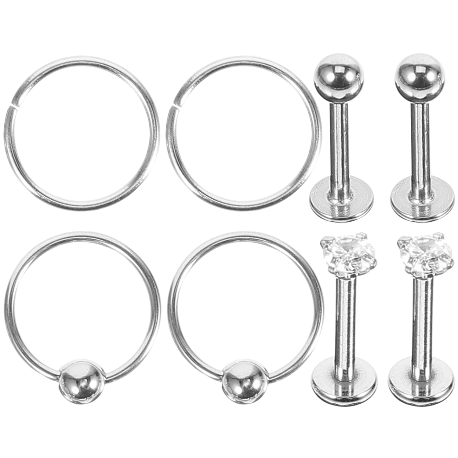 1 Set Nose Rings for Women Nose Rings Hoops Nose Studs Metal Nose Rings Studs Nose Jewelry