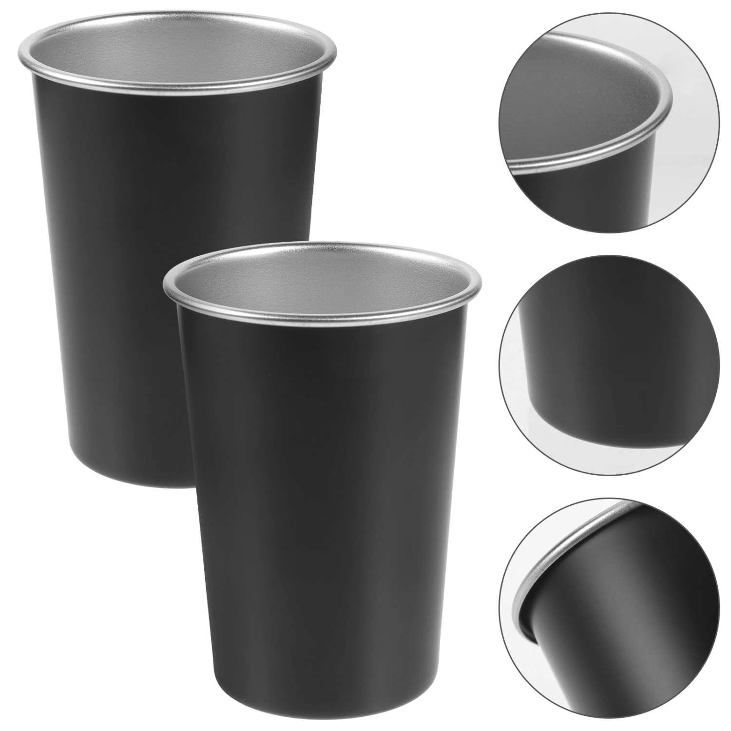 2pcs Portable Water Cups for Camping Practical Water Cups Coffee Cups Camping Supplies