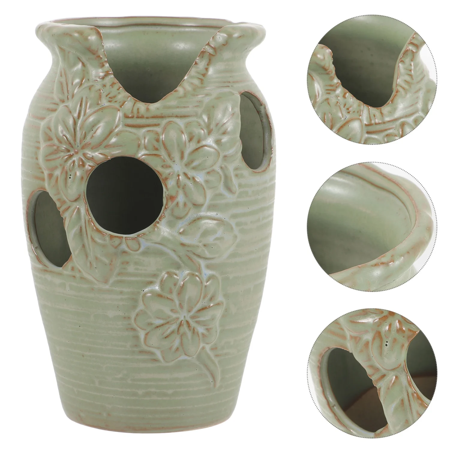 Desktop Flower Pot Succulent Plant Pot Opening Flowerpot Indoor Flower Pot for Succulent
