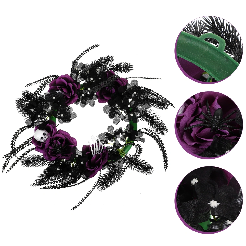 Halloween Wreath Halloween Garland Haunted House Horror Party Decorations