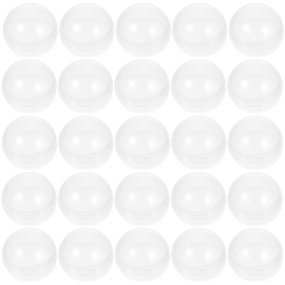 20Pcs Claw Machines Toy Storage Balls Transparent Fillable Balls Displaying Round Clear Balls