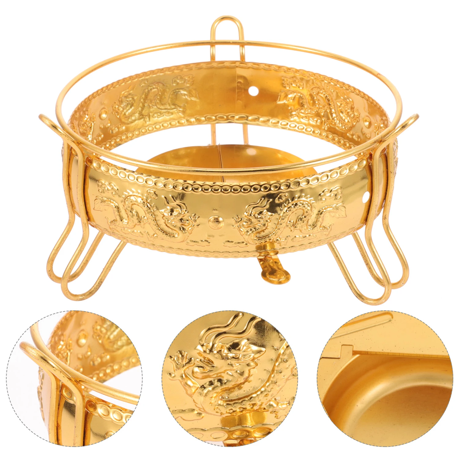 Metal Alcohol Stove Camping Stove Hotpot Stove Portable Cooking Stove Small Burning Stove Bracket