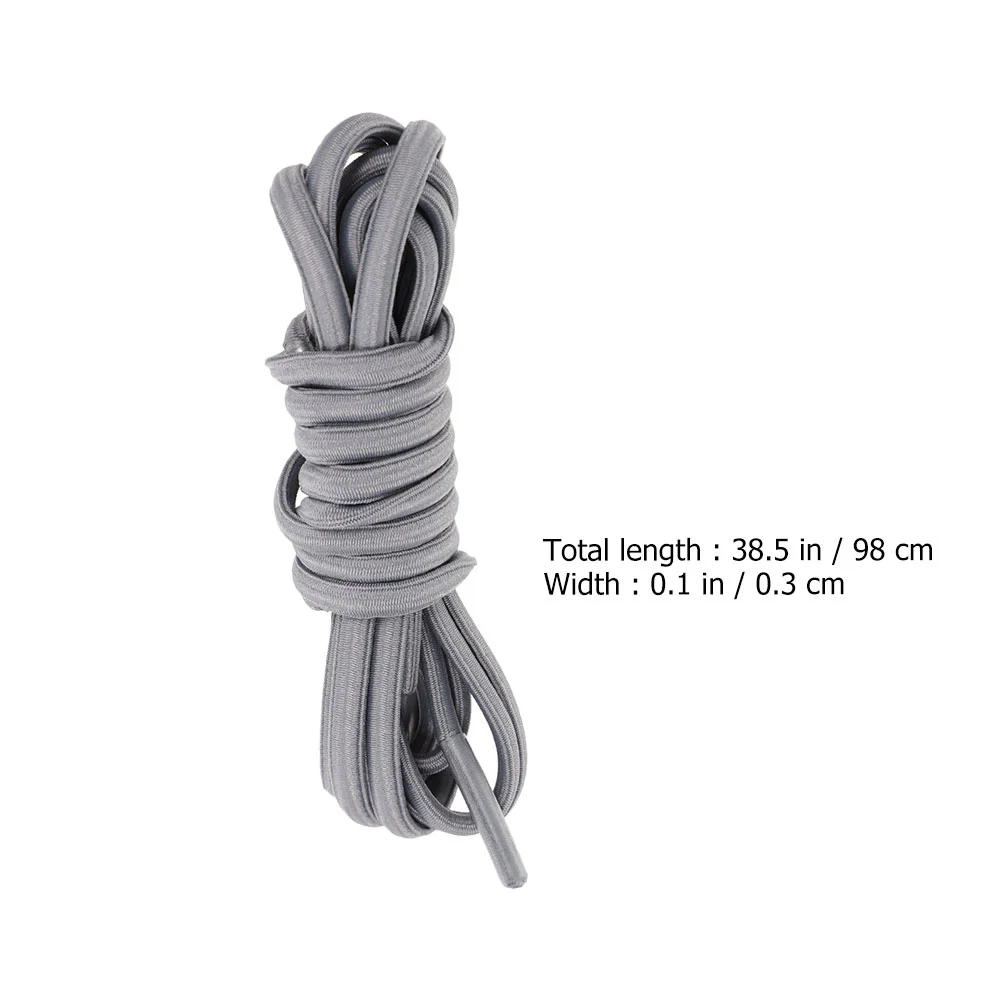 2 Pairs Shoe Laces No Tie Shoe Straps Elastic Shoe Straps Sneakers Shoelaces