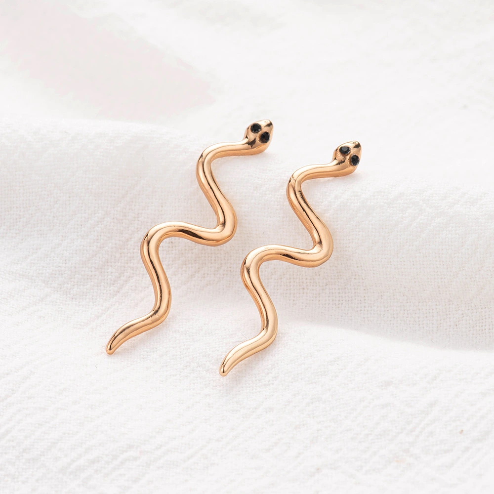 1 Pair Snake Stud Earrings Women Earrings Statement Earrings Trendy Earrings Snake Jewelry