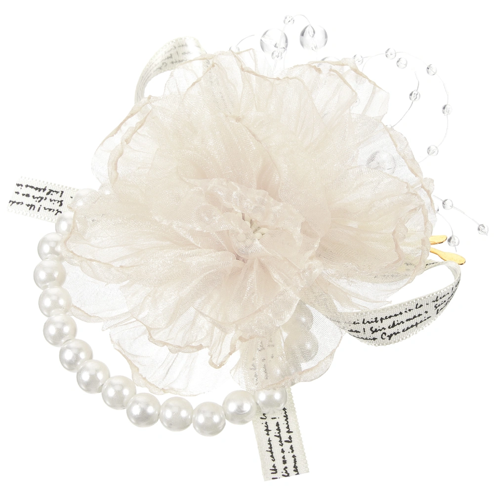 Wrist Corsage Bracelet Decorative Wrist Flower Bridal Wedding Wrist Flower Prom Hand Flower