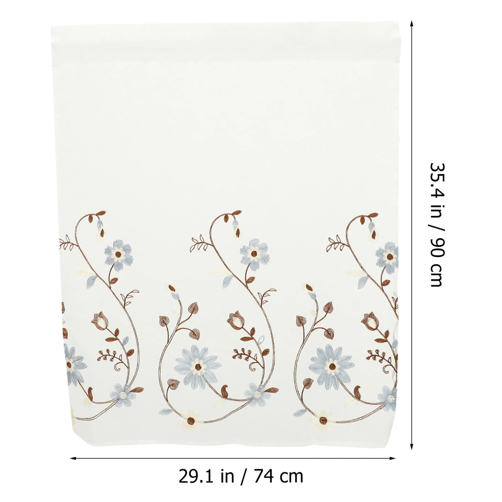 Floral Pattern Cafe Curtain Short Cafe Curtain Short Window Curtain Small Window Curtain