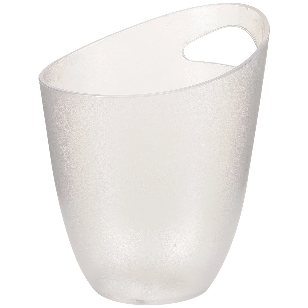 Clear Beverage Tube Acrylic Champagne Bucket Clear Bucket for Champagne Wine Beverage