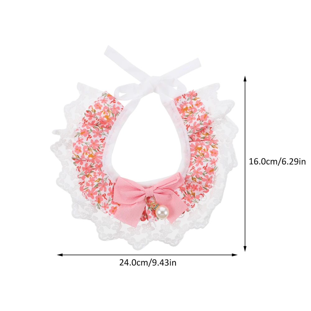 Cats Lace Collar Dog Cat Collar Adjustable Princess Pet Collar Pet Supplies Pet Costume