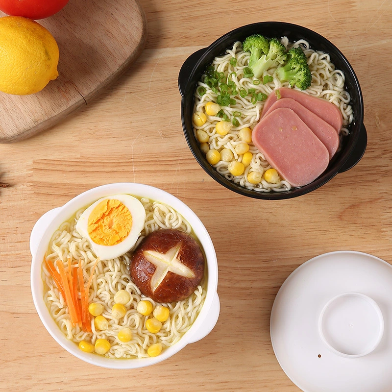 2Pcs Microwavable Ramen Bowl Japanese Style Noodle Bowl Soup Bowl Ramen Cereal Bowl