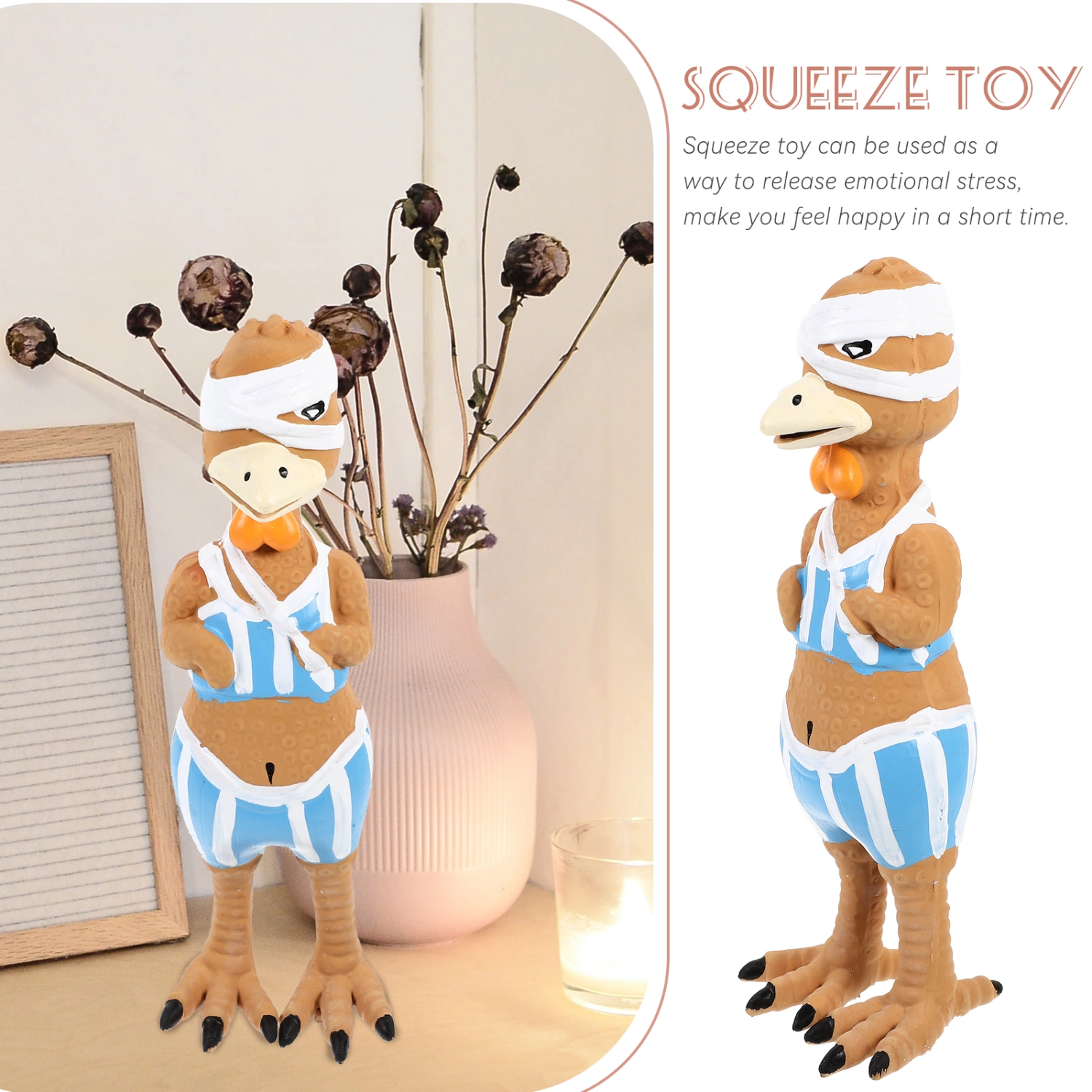 Chicken Toy Interesting Squeeze Screaming Chicken Prank Novelty Toy Interesting Chicken Toy