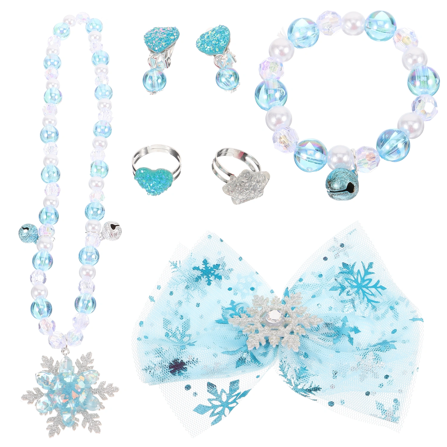 1 Set Beaded Necklace Bracelet Set Kids Jewelry Sets Little Girls Jewelry Kids Birthday Gifts