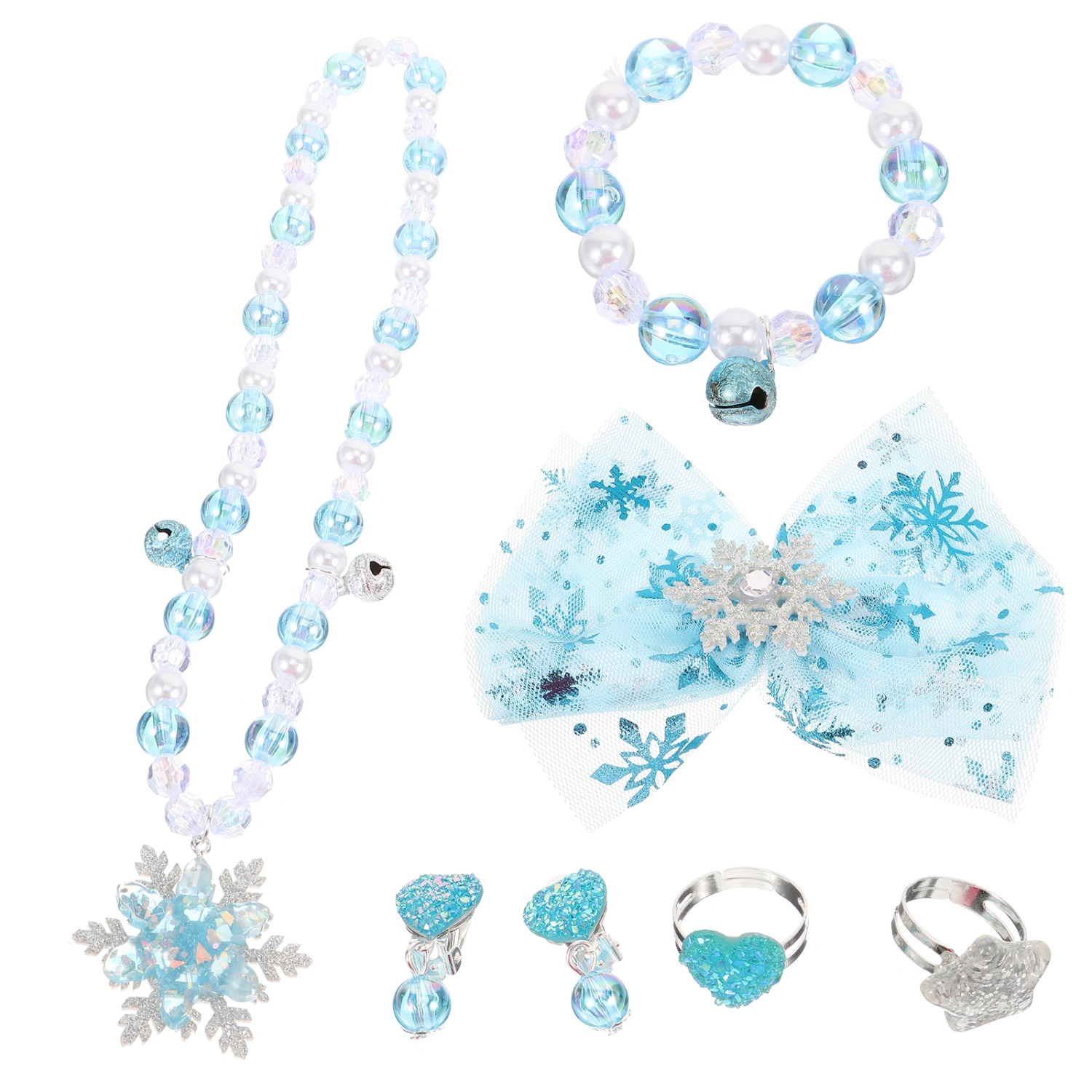 1 Set Beaded Necklace Bracelet Set Kids Jewelry Sets Little Girls Jewelry Kids Birthday Gifts
