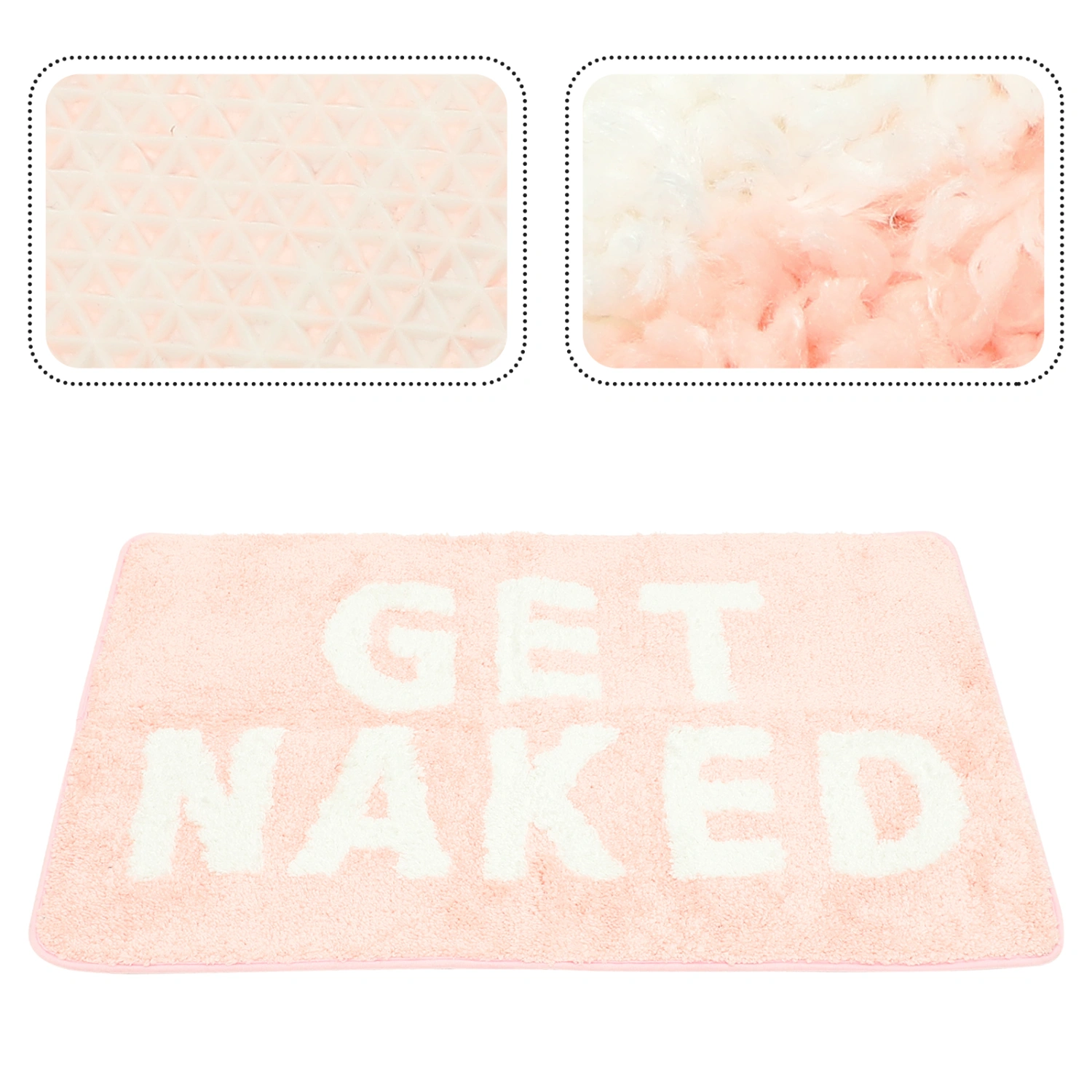 Bath Mat Cute Bathroom Rug Funny Nonslip Bathtub Mat Super Absorbent Floor Carpet