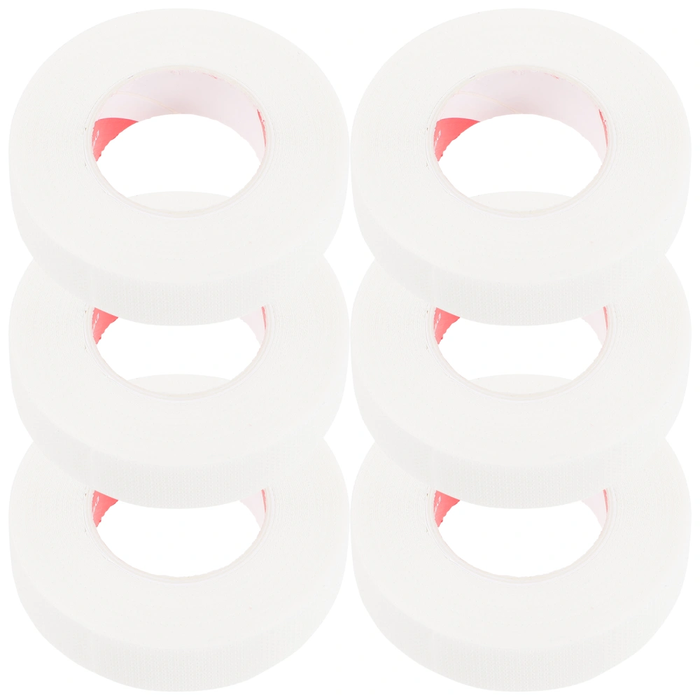 6 Rolls of Adhesive Eyelash Tape Eyelash Extension Tape Breathable Lash Tape Eyelash Extension Supplies