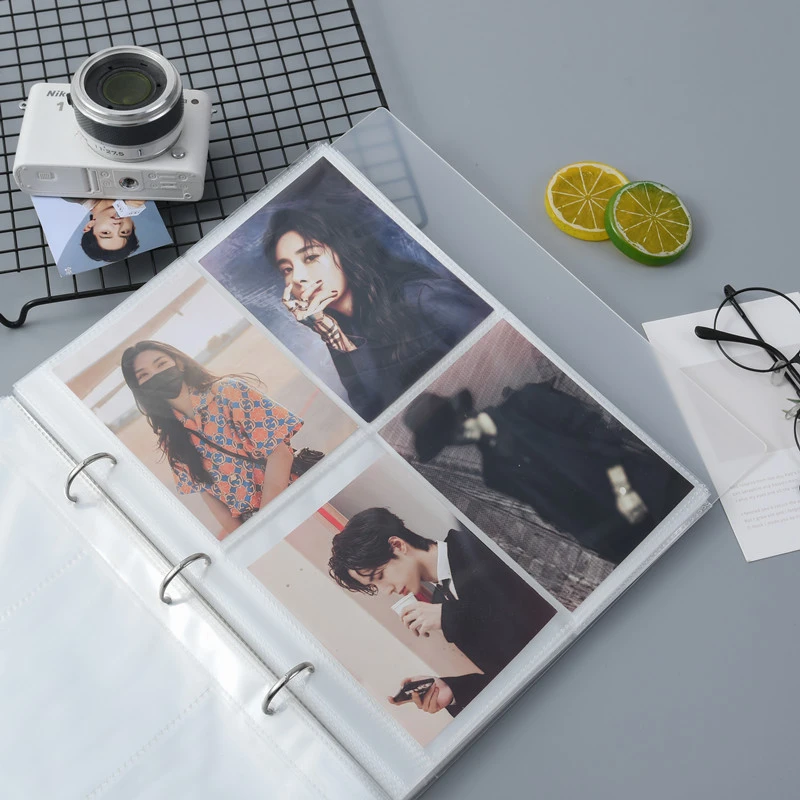 Photocard Binder Ticket Album Decorative Photo Album Loose Leaf Ticket Binder Ticket Organizer