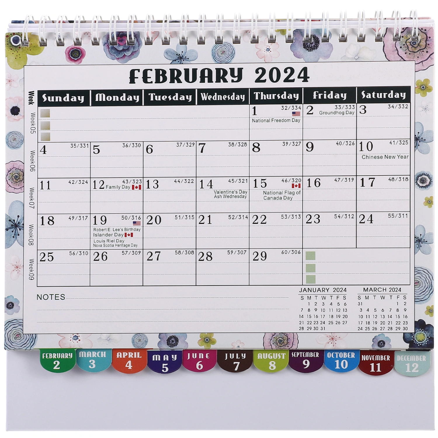 Office Desk Calendar Household Monthly Calendar Freestanding Desk Calendar Business Table Calendar