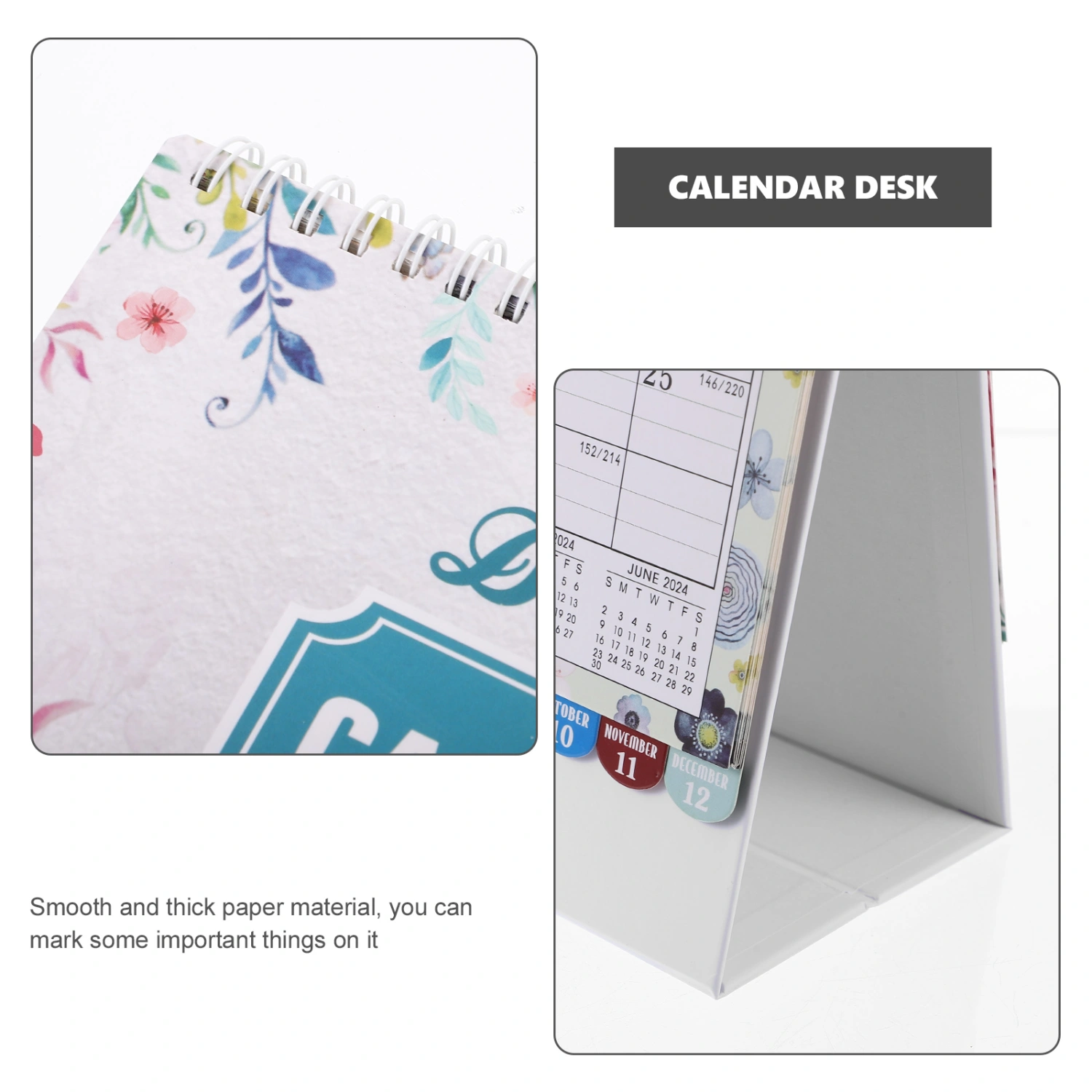 Office Desk Calendar Household Monthly Calendar Freestanding Desk Calendar Business Table Calendar