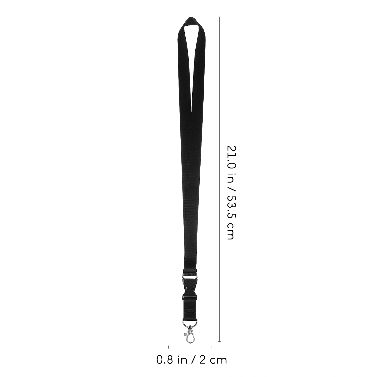 10pcs Neck Lanyards ID Badge Holder Lanyards Nylon Card Lanyards Key Lanyard