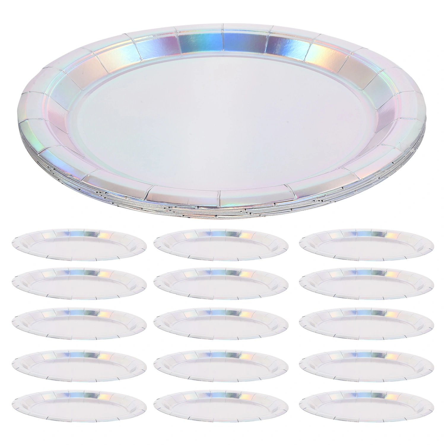 50pcs Disposable Paper Plate Food-grade Party Catering Plate Versatile Food Serving Paper Plate