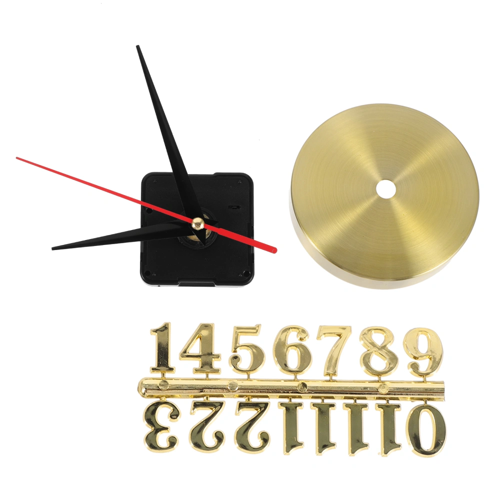 1 Set of  DIY Wall Clock Mechanism Clock Numerals Kit Movement Mechanism Clock Kit DIY Clock Supply