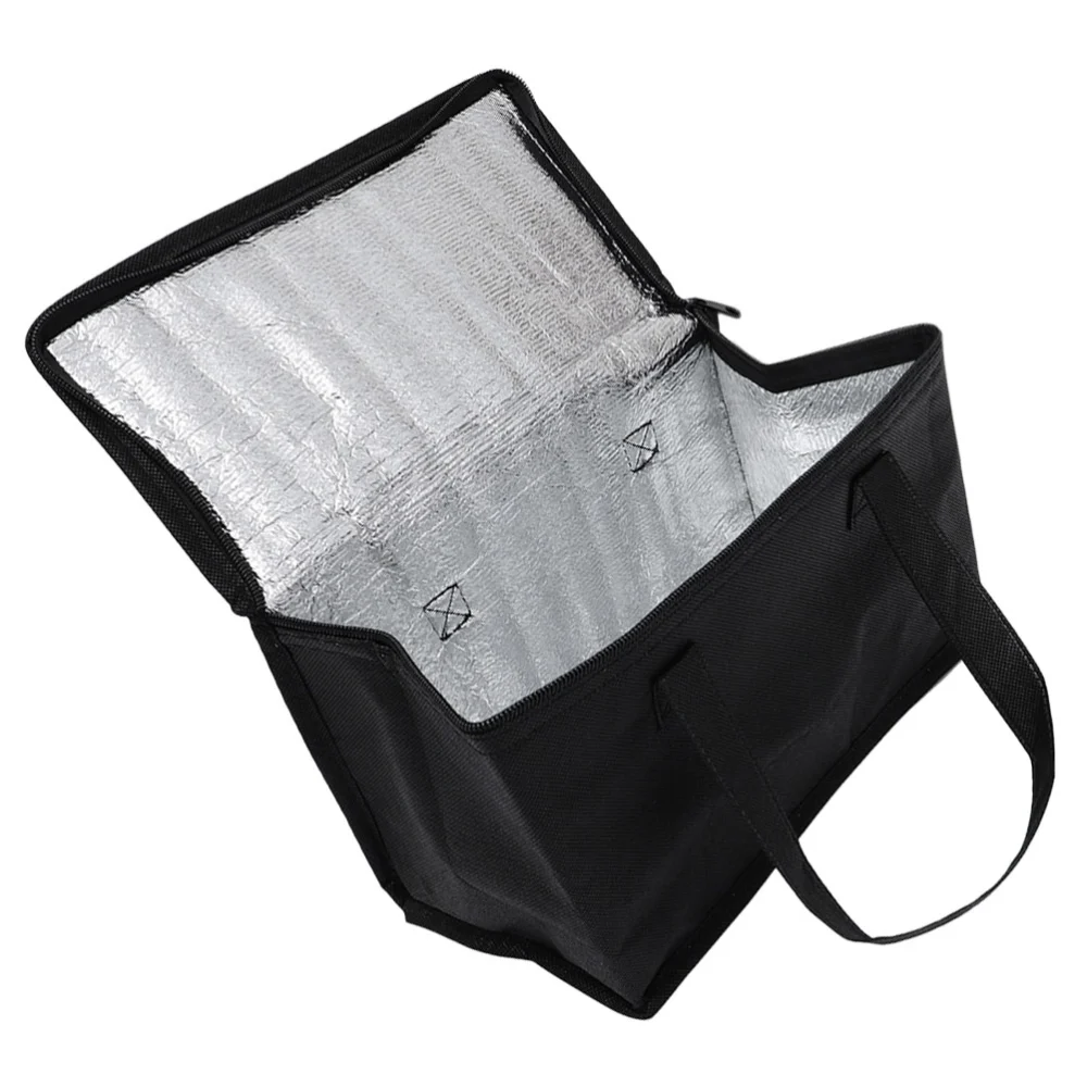 Outdoor Use Cake Take-out Bag Aluminum Foil Thermal Bag Camping Accessory Food Bag with Zipper