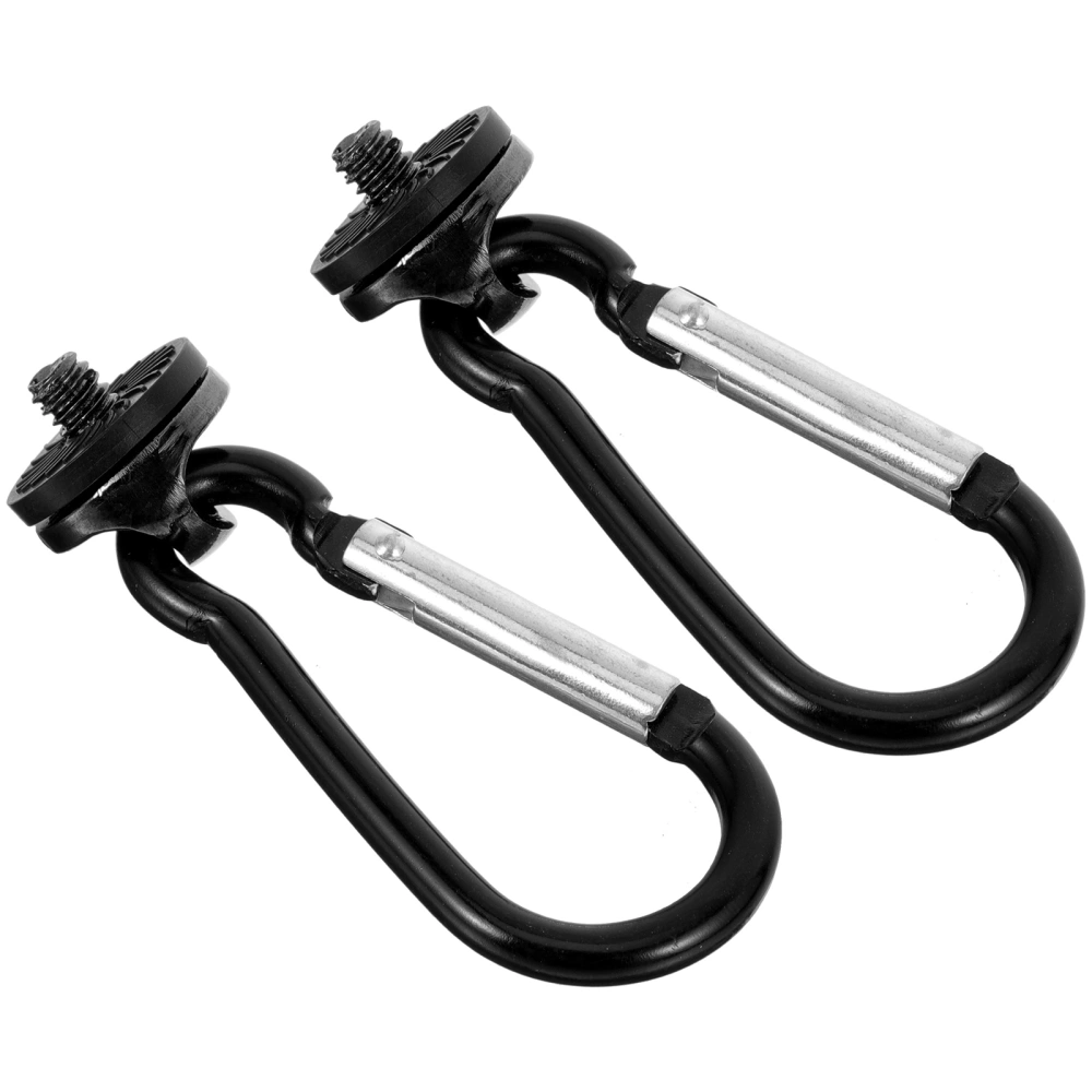 2Pcs SLR Strap Buckle Portable Camera Strap Buckle Sturdy Strap Hook Belt Hook for Outdoor