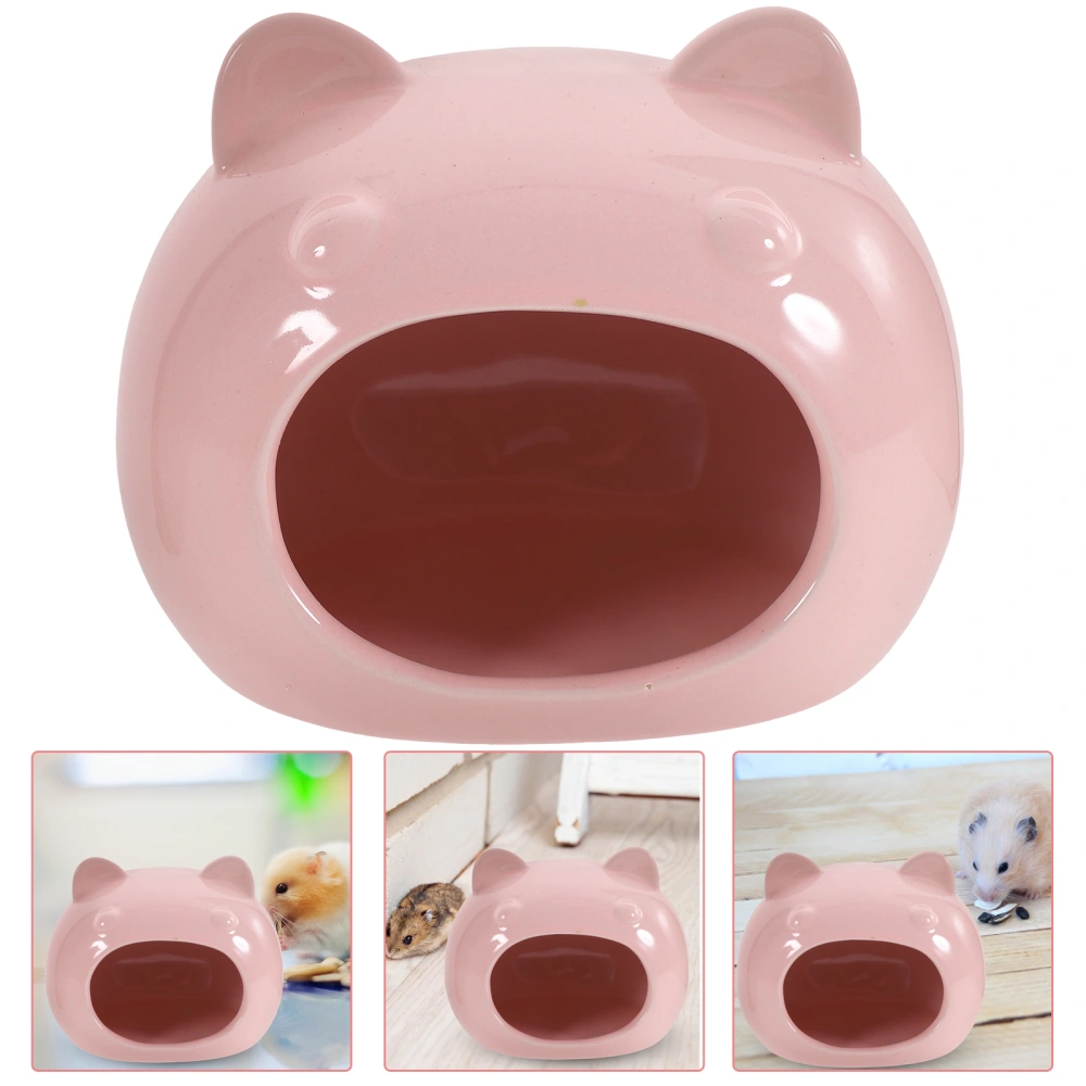 Hamster Hideout Ceramic Adorable House Cozy Bed Cool Hamster House Hideout