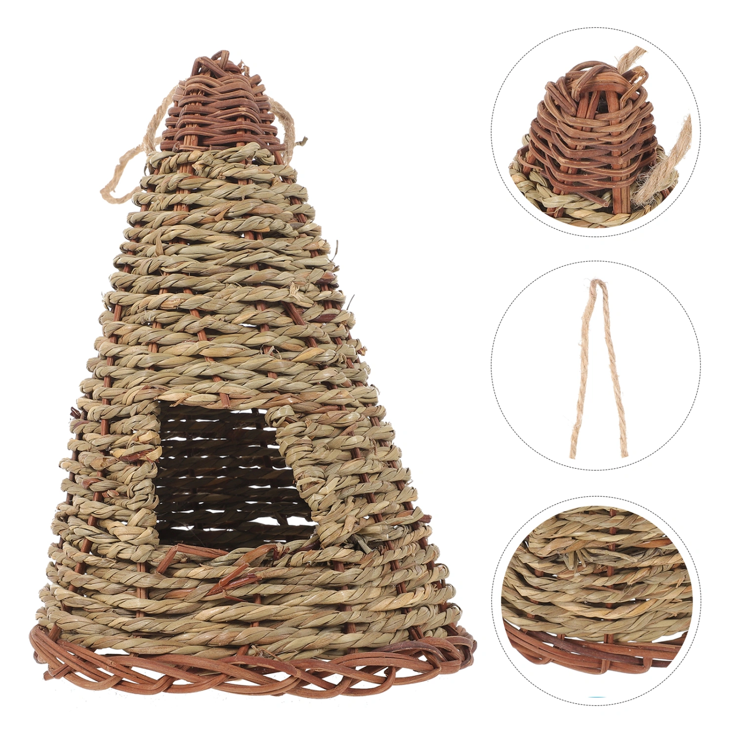 Windproof Parrot House Wear-resistant Bird Nest Suspending Bird House Bird Accessory
