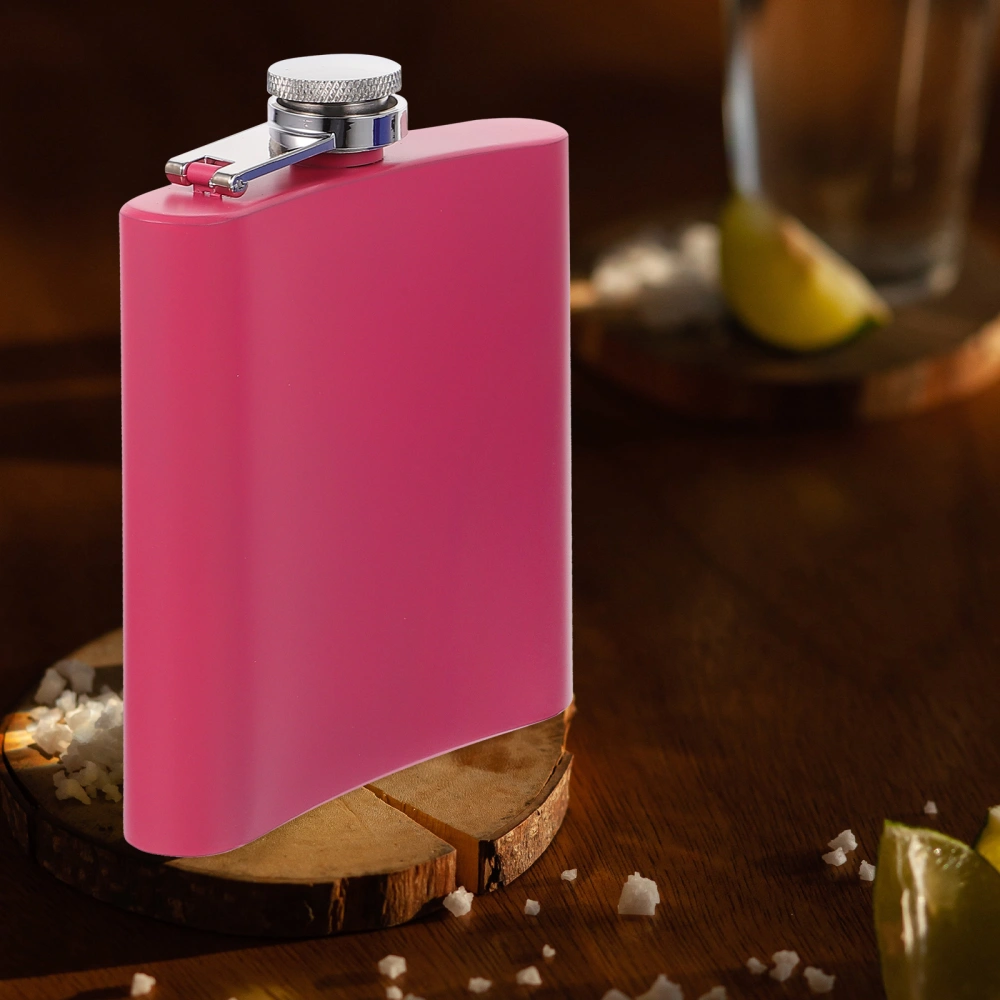 2pcs Stainless Steel Hip Flask Outdoor Use Wine Flask Portable Pocket Water Flask for Camping