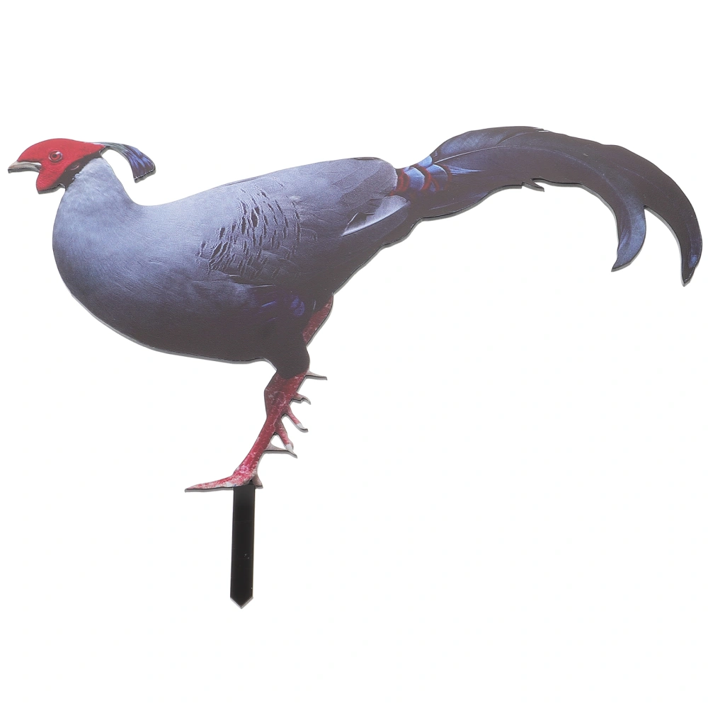 Vivid Chicken Yard Sign Delicate Garden Chicken Stake Lawn Chicken Stake for Garden