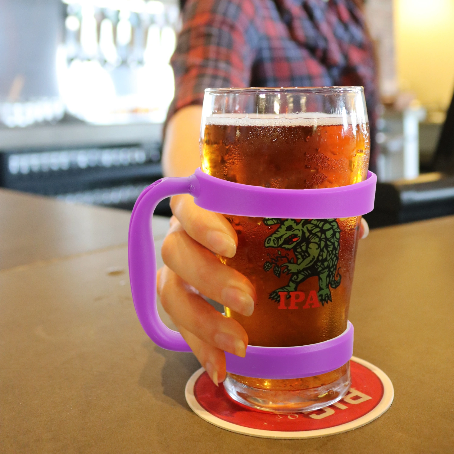 4pcs Plastic Beer Tumbler Handles Beverage Cup Handles Reusable Tumbler Handles