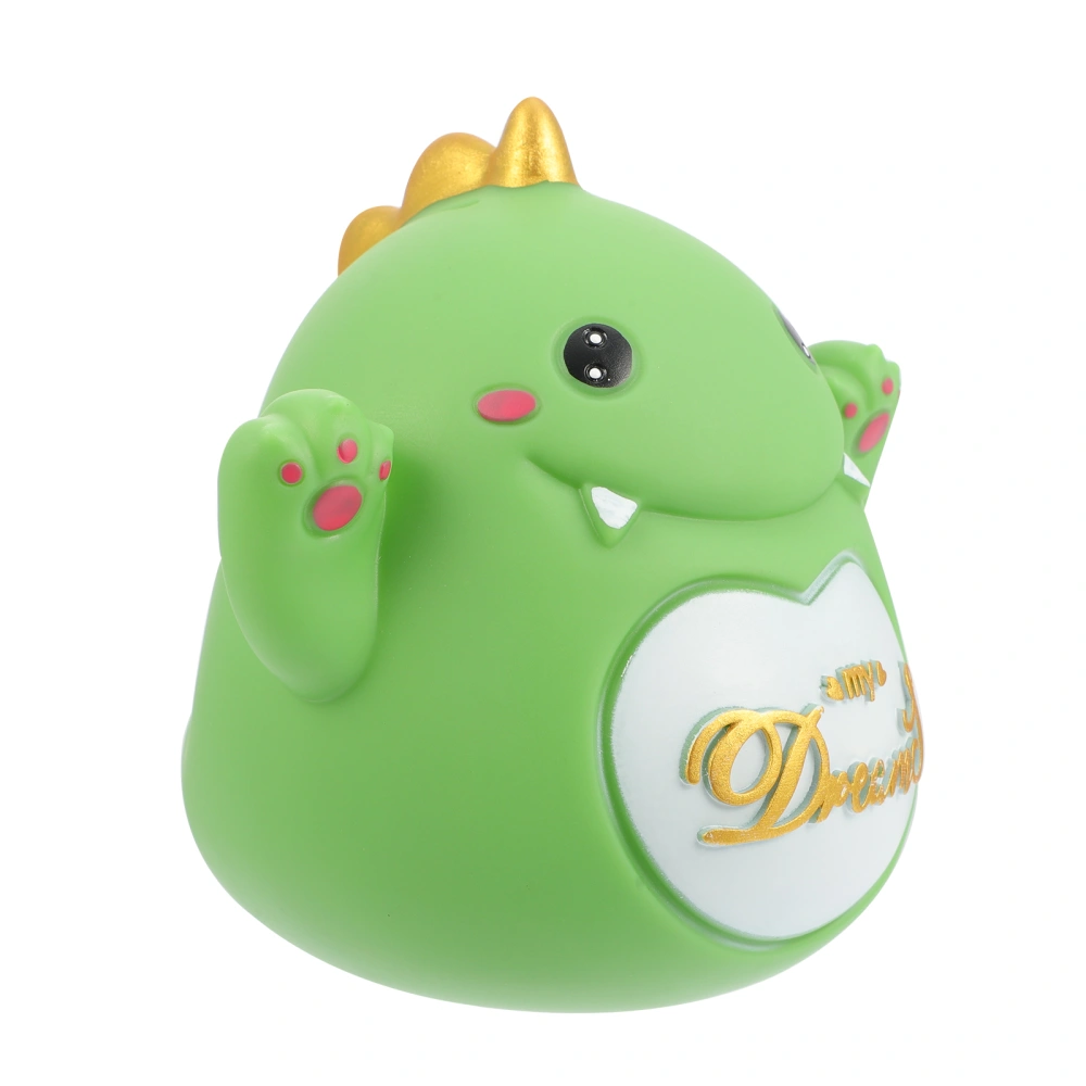 Dinosaur Shape Coin Container Piggy Bank Coin Storage Jar Vinyl Piggy Bank Ornament