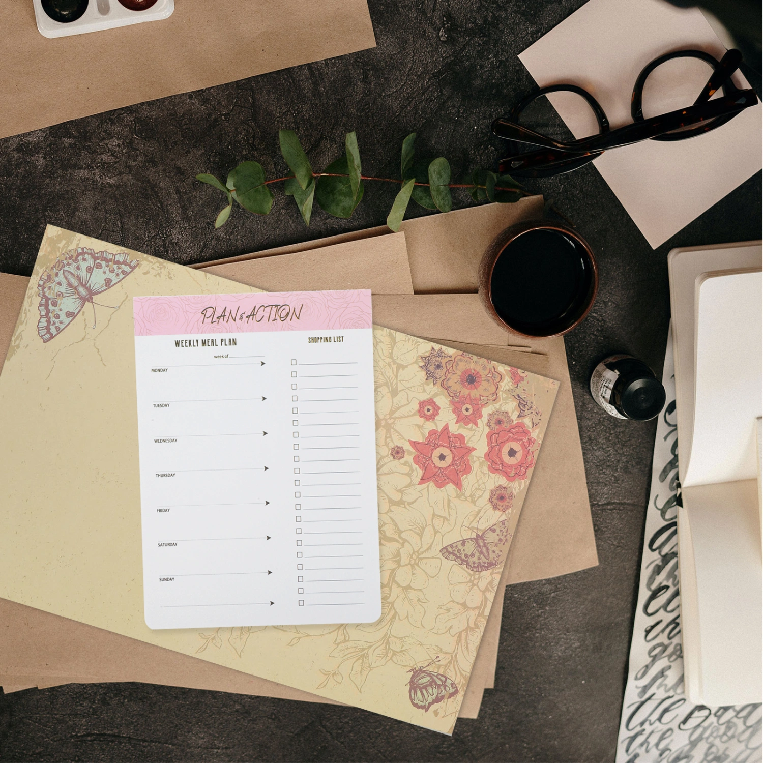 1 Book of Multi-function Office Note Pad Tearable Memo Pad Household Notepad Note Accessory