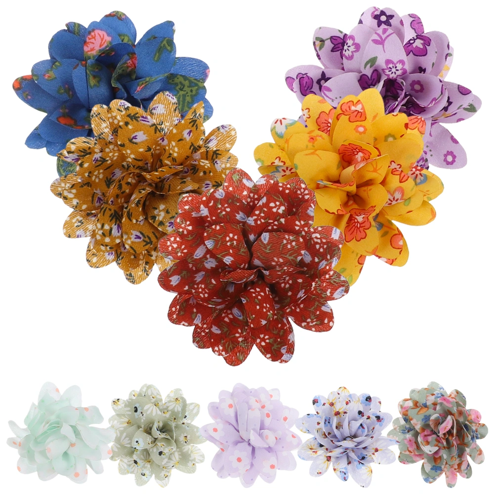 10pcs Dog Flowers Collar Pet Collar Flowers Cat Colorful Flower Collar Puppy Grooming Accessories