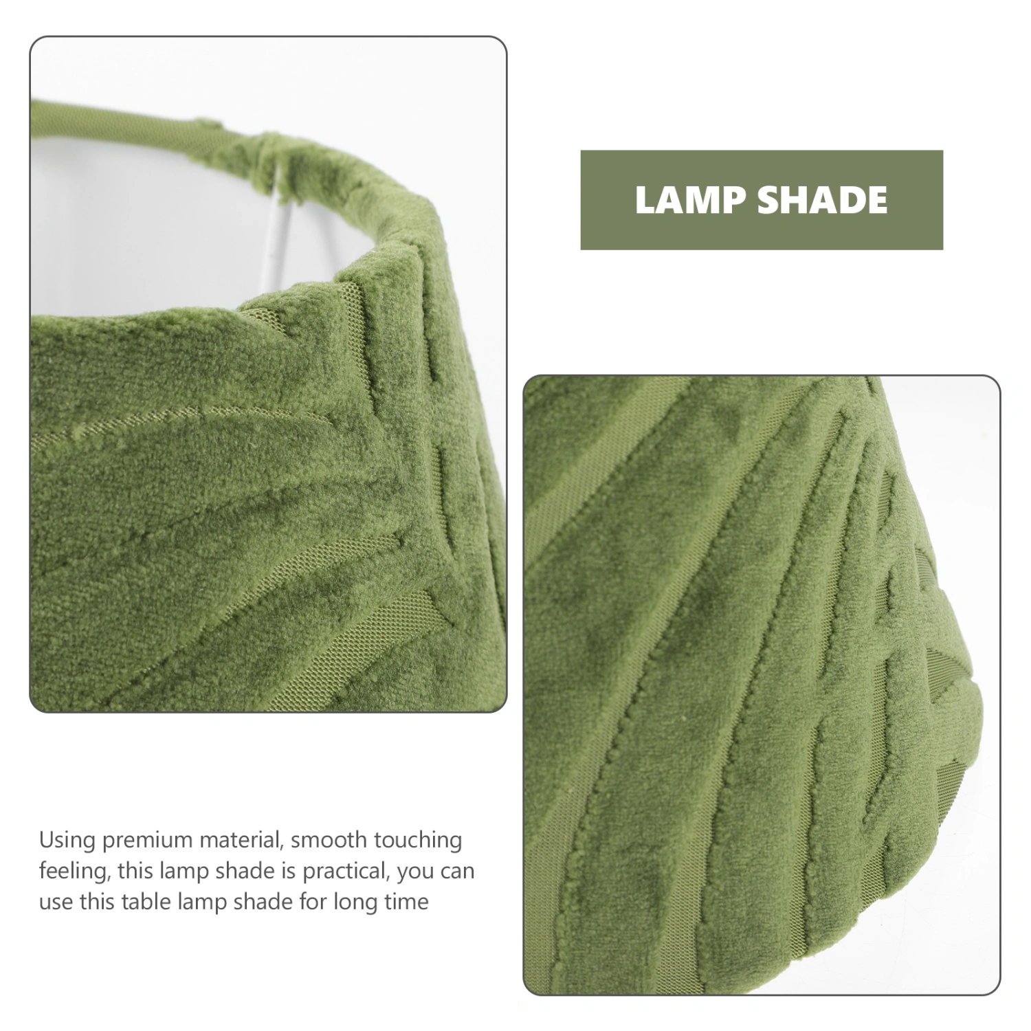Plush Cloth Lamp Shade Table Lamp Shade Bedside Light Cover Desk Lamp Accessory