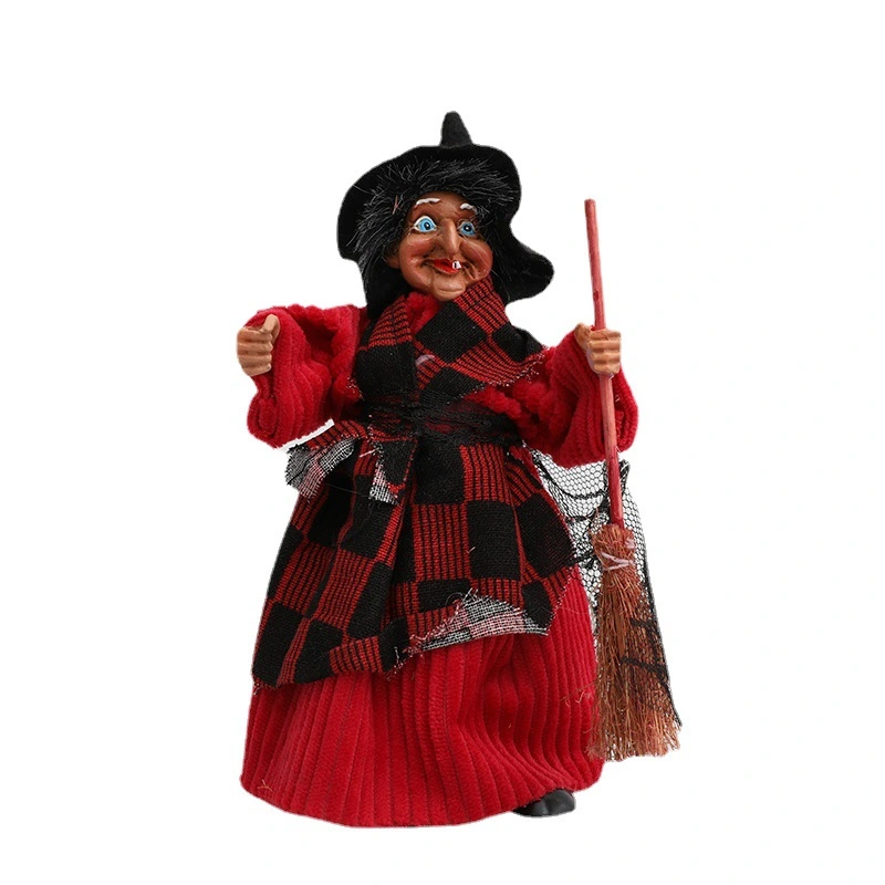 3pcs Suspending Witch Dolls Horrible Witch Figurines Halloween Party Decoration Supplies