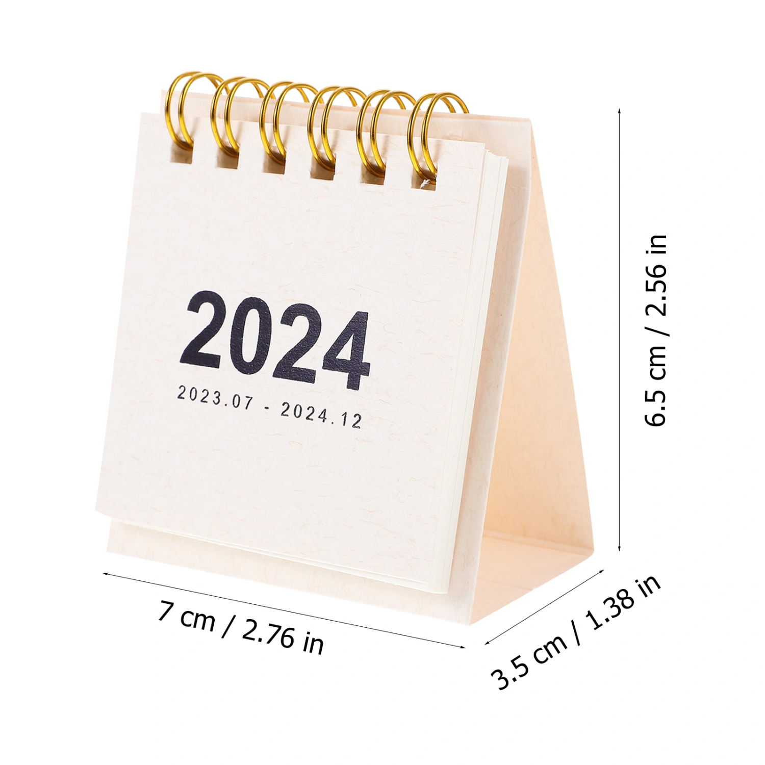 Household Standing Calendar Convenient Desk Calendar Desktop Table Calendar for Office