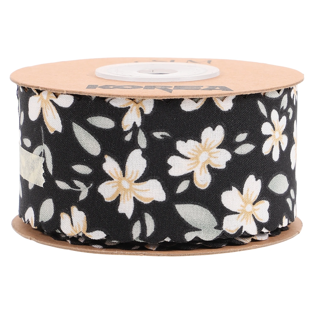 1 Roll of Flower Pattern Present Ribbon Multi-function Package Ribbon Cuttable Gift Ribbon