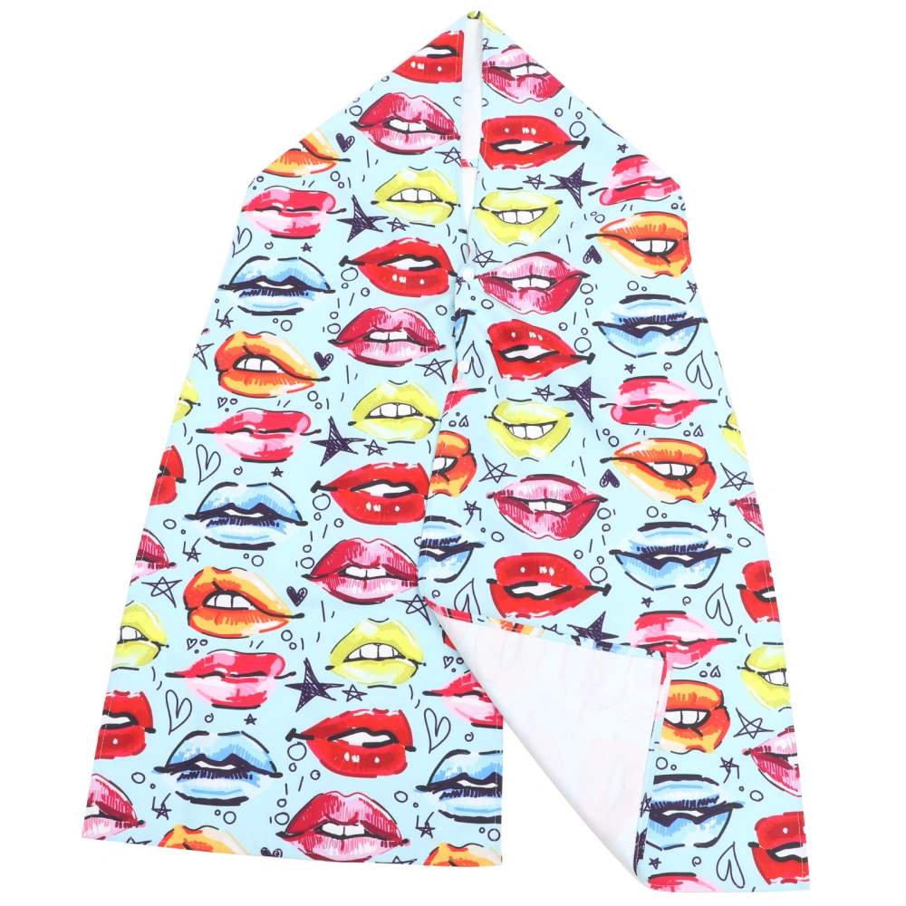 Fashion Printed Adult Bib Adult Bib Scarf Dining Scarf Adult Clothing Protector Stylish Adult Bib