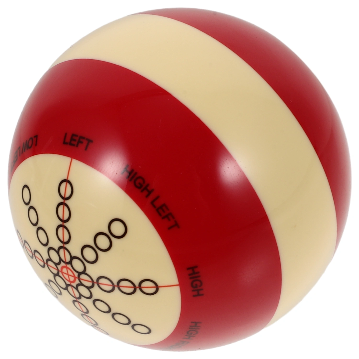 Resin Cue Ball Dots Pattern Cue Ball Resin Practice Ball Billiard Training Tool Billiard Table Supply for Gift