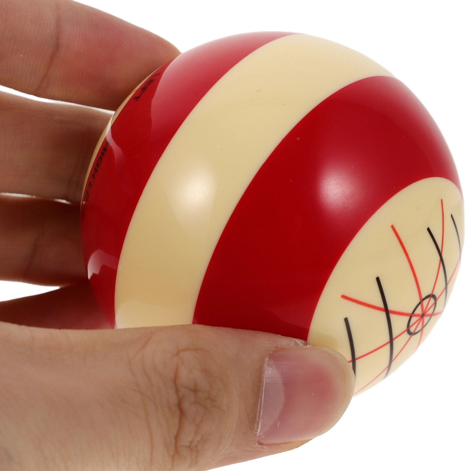 Resin Cue Ball Dots Pattern Cue Ball Resin Practice Ball Billiard Training Tool Billiard Table Supply for Gift