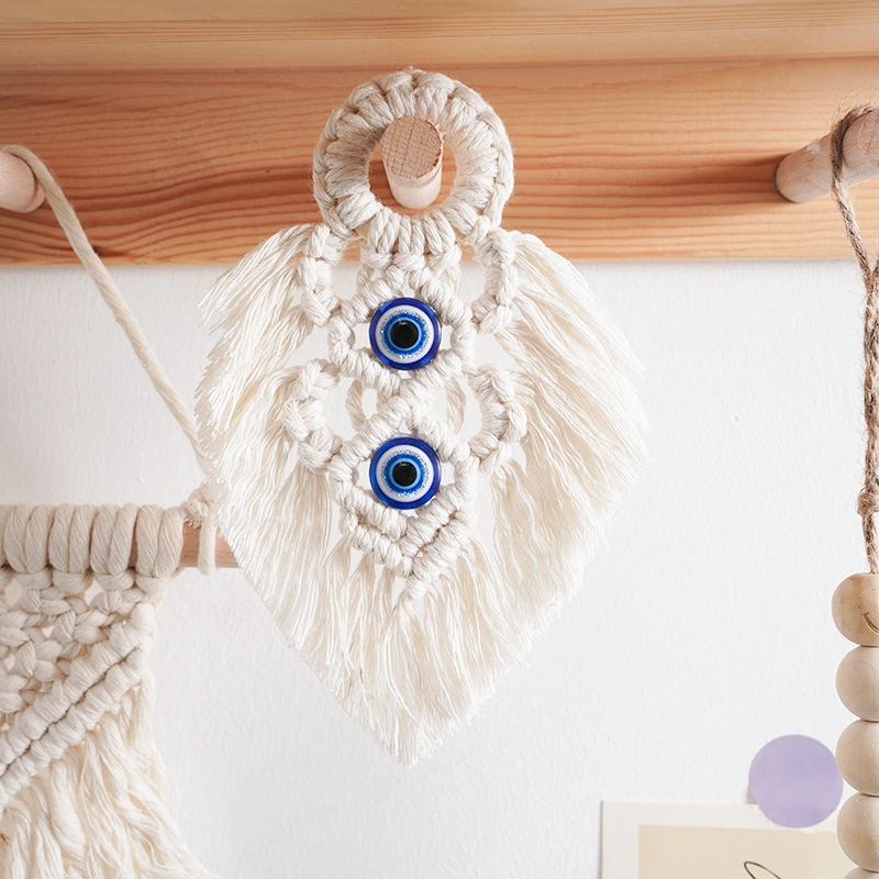 Macrame Wall Hanging Bohemia Woven Art Macrame Wall Decor Delicate Macrame Tassel Ornament