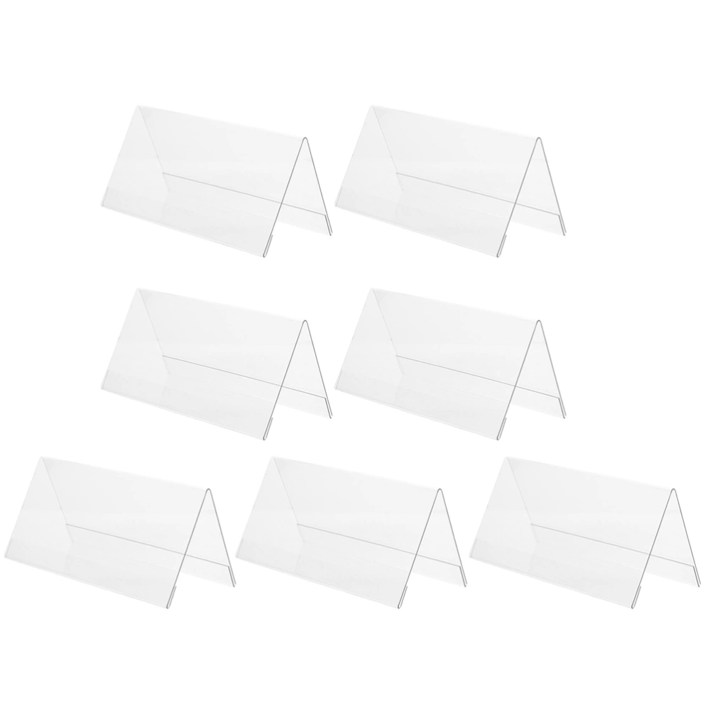 7Pcs Acrylic Stands Blank Acrylic Signs Acrylic Place Cards Wedding Signs Acrylic Signs Party Favors