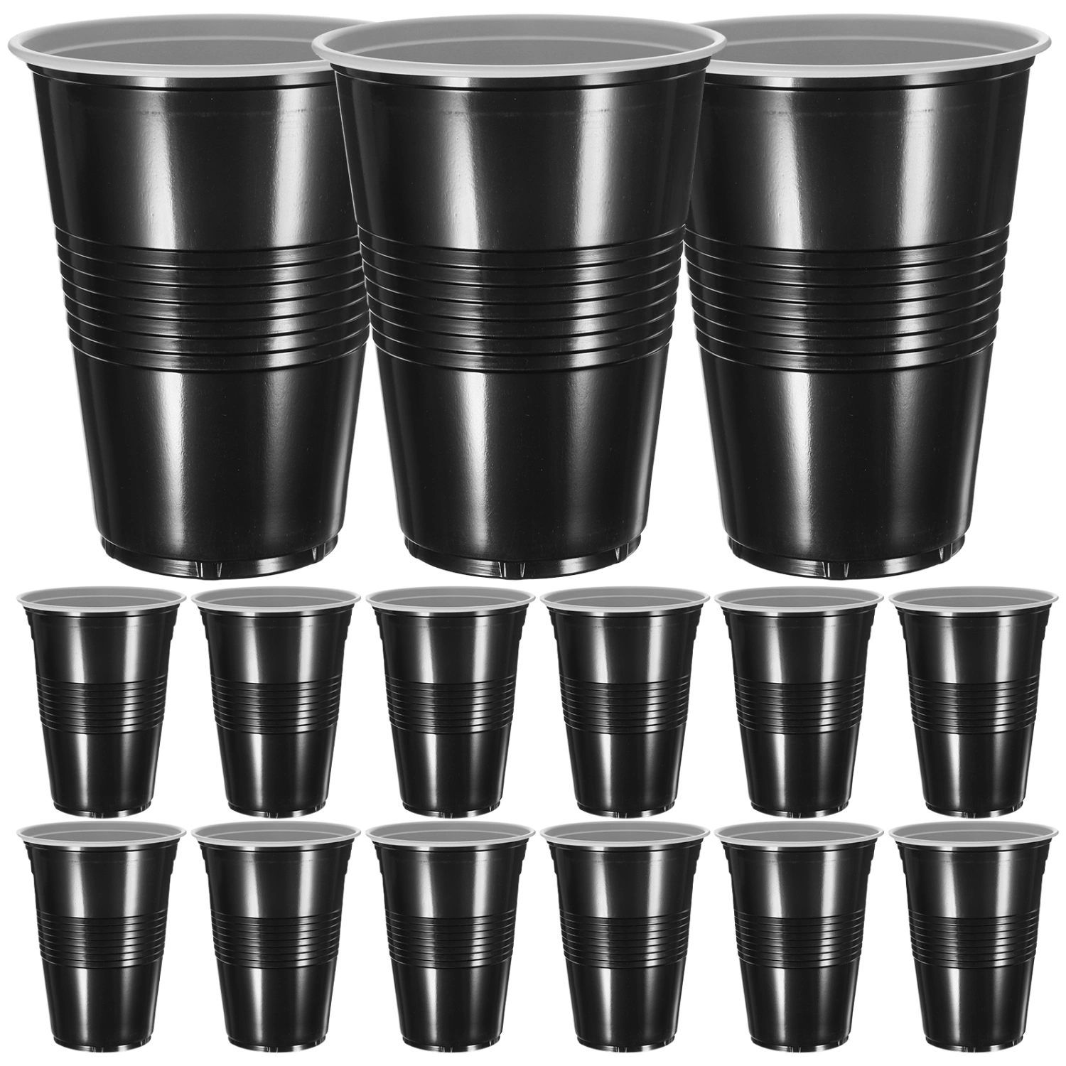 20pcs Plastic Party Tumblers Drinking Cups Water Cups for Wedding Camping