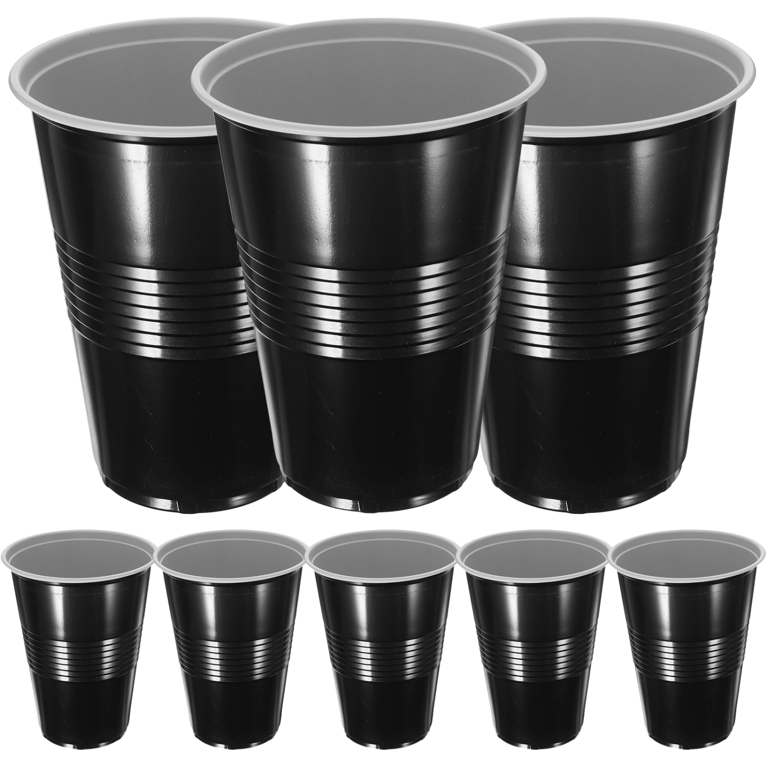 20pcs Plastic Party Tumblers Drinking Cups Water Cups for Wedding Camping