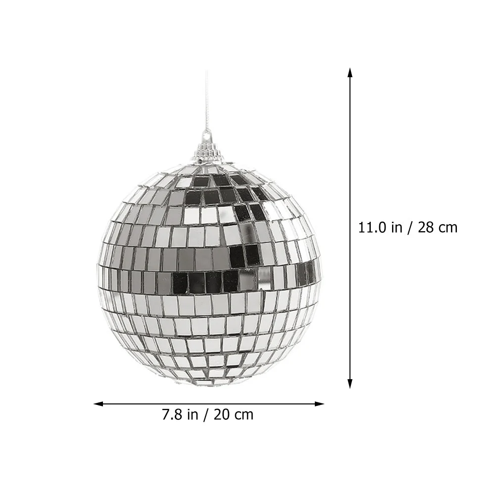 Suspending Mirror Disco Ball Party Hanging Ornament Disco Mirror Ball Decoration