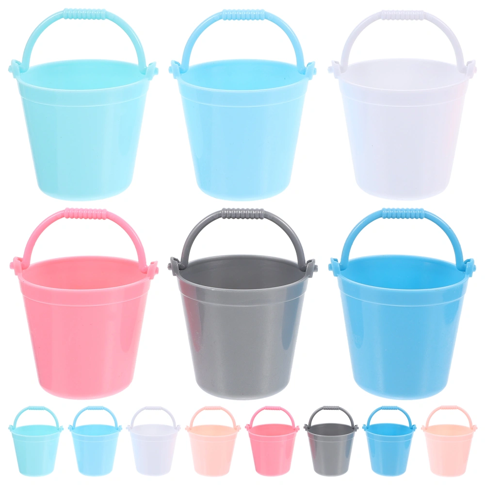 14Pcs Bucket Toy Kids Bucket Decor Sand Water Bucket Bucket Model for Children