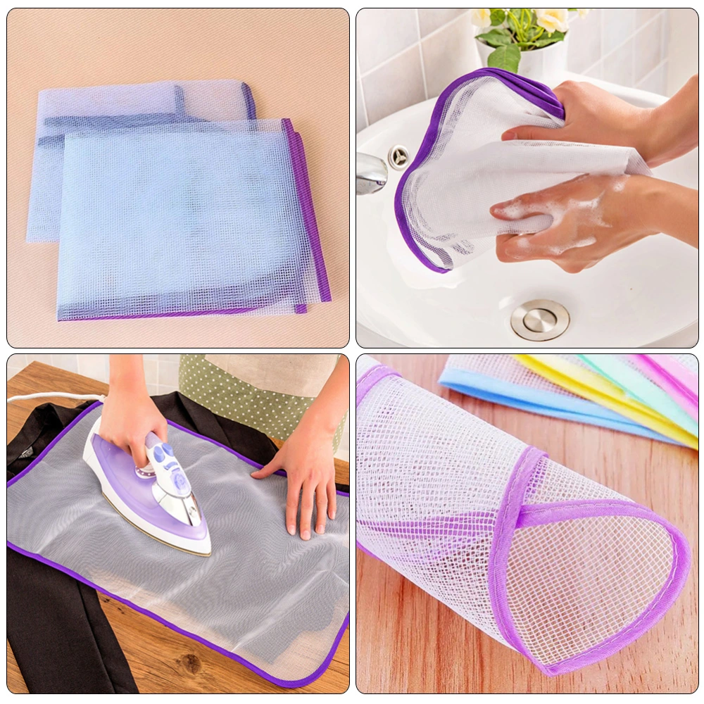 5 pcs Ironing Mesh Pad Ironing Pressing Cloth High Temperature Resistant Ironing Cloth